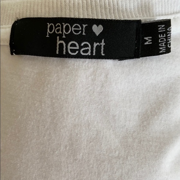 Paper heart honey graphic t-shirt top - Picture 7 of 7